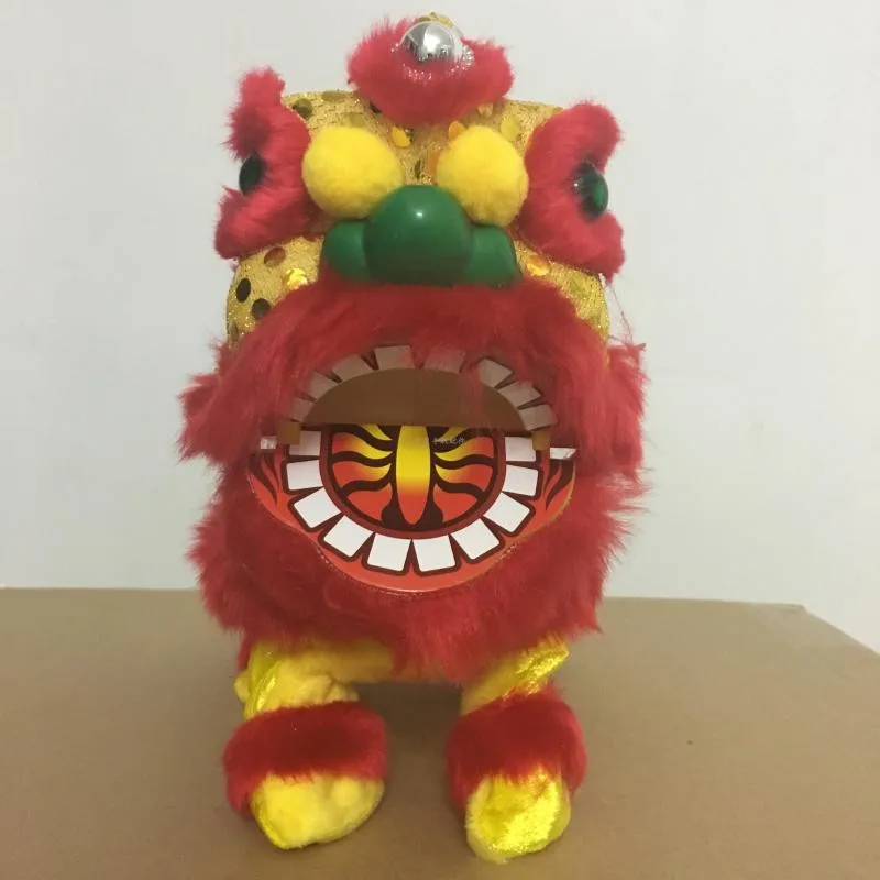 Electric Plush Toy Lion Electric Zhaocai Lion Toys Children's Gift Traditional Chinese toys A005 1pc/lot