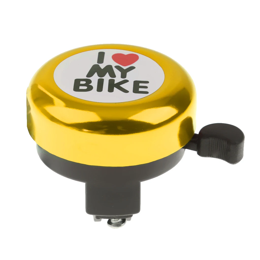 Bicycle Bell Cycling Bike Metal Ring Sound Horn Loud Clear Tone Bicycle Accessories for Adults Kids 22 mm Gold 