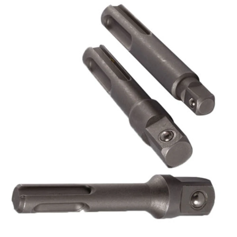 1/4" 3/8" 1/2" Impact Drill Chuck Socket Screwdriver Adaptor Converter SDS Plus 1/4" 3/8" 1/2" Impact Drill Chuck Socket Screwdriver Adaptor Converter SDS Plus
