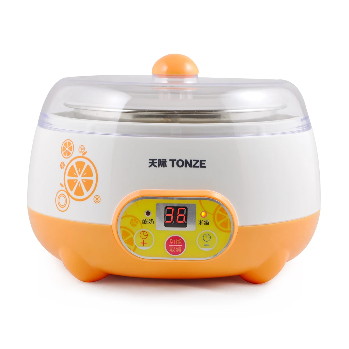 

Household Fully Automatic Yogurt Machine Stainless Steel Liner Rice Wine Machine Digital Control Yogurt Maker Free Shipping