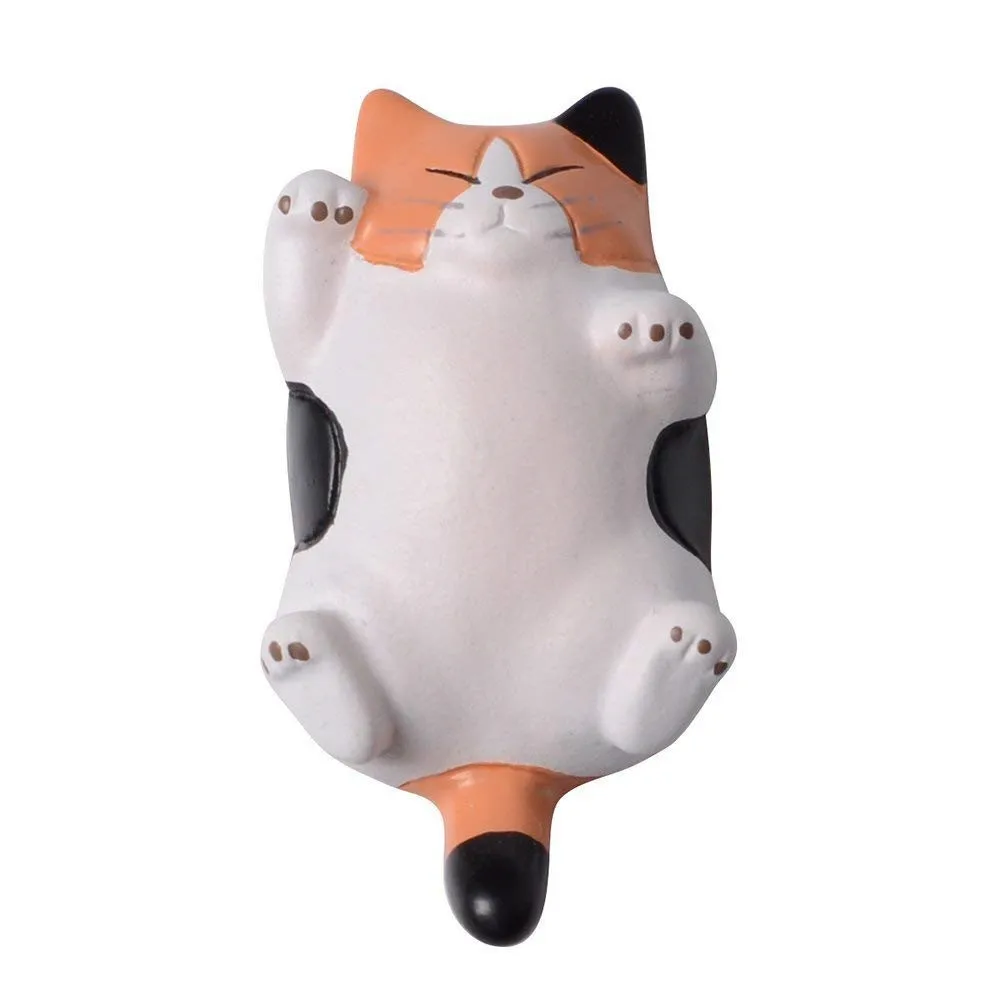 6 Pack Cat Refrigerator Magnets Office Magnet, Funny Kitten Kitchen Toy Decor Fridge Cat Ornament, Perfect for Whiteboard, Refrigerator, Map, Notes, Calendar, Gift for Lady 06