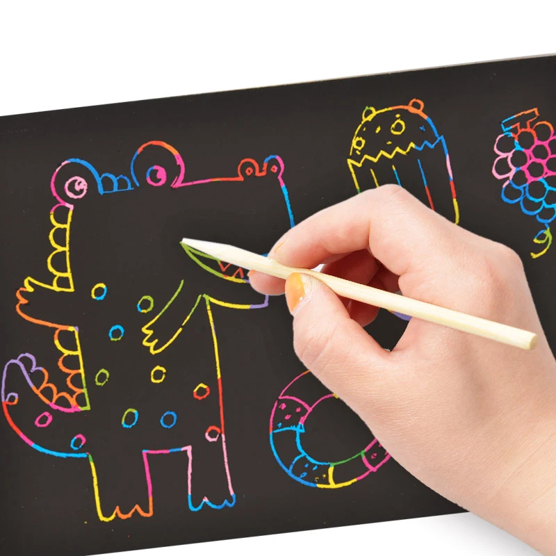 Desenho de Papel de Tamanho Imagem para Fornecedores Escola do Jardim de Infância cm do Bebê dos Miúdos Crianças Brinquedos Pintura Raspagem a4 - 28*21 Desenho 50 Pcs 14 de papel de tamanho A4 28*21 cm