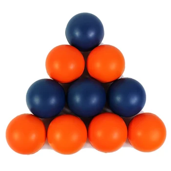 

10pcs/lot 50mm PU Sponge Middle-Speed Racquet Ball Squash Ball Training For Beginner Player Random Color