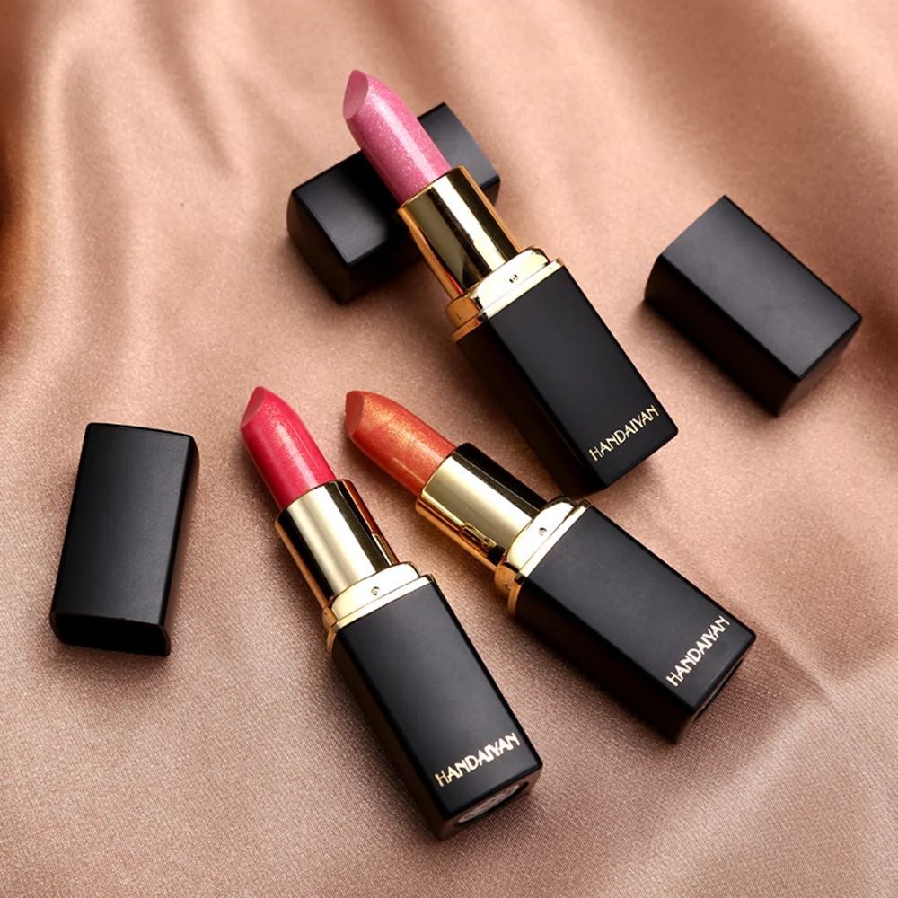 HANDAIYAN Lips Makeup Plumper Glitter Lip Gloss Waterproof Matte Liquid Lipstick Nude Gloss Shimmer Lip Tint Cosmetics TSLM1 HANDAIYAN Lips Makeup Plumper Glitter Lip Gloss Waterproof Matte Liquid Lipstick Nude Gloss Shimmer Lip Tint Cosmetics TSLM1