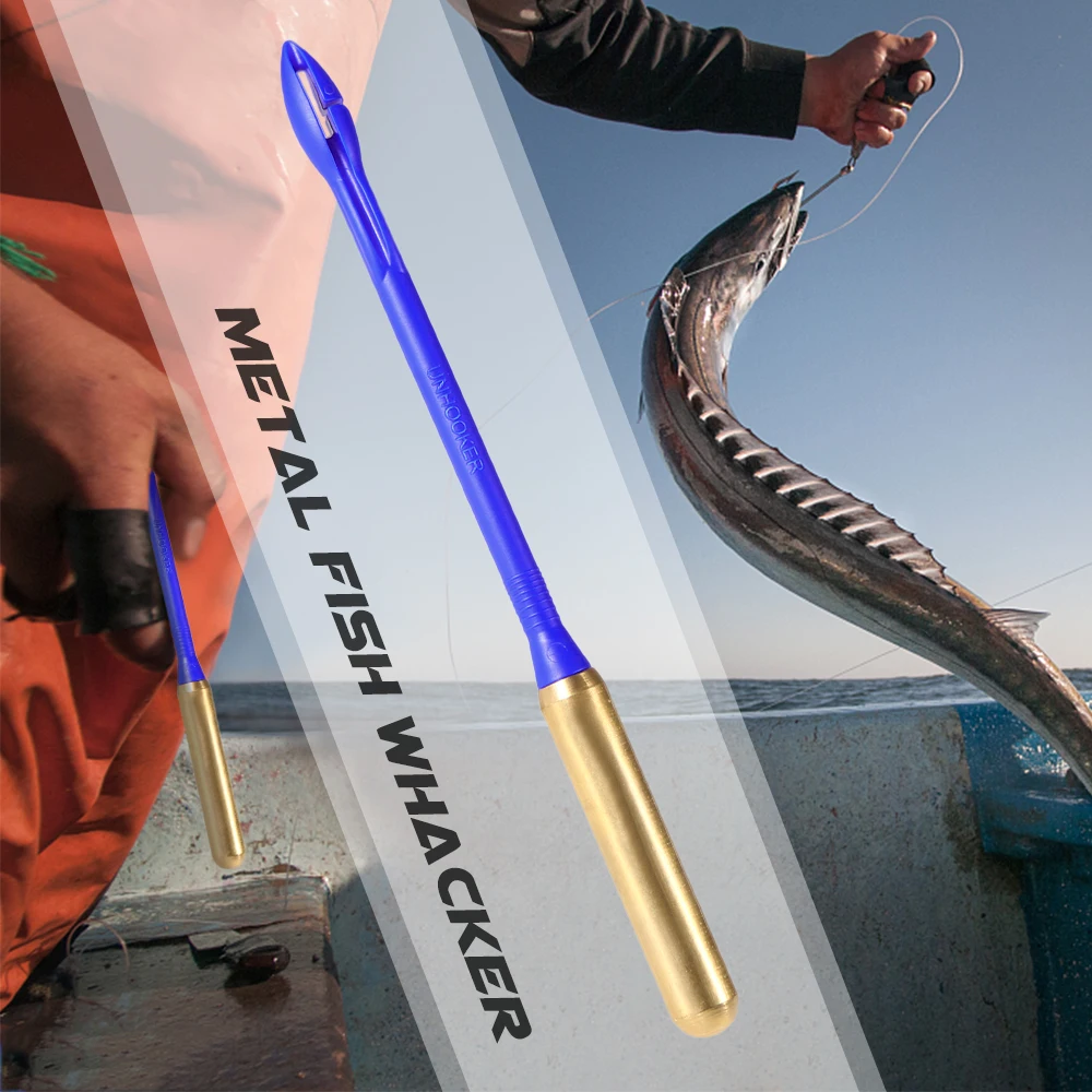 Fish Sticks Hook Remover Priest Fly Fishing Bat Tool Metal Fish Whacker