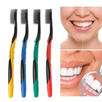 

Bamboo Charcoal Superfine Soft Bristle Toothbrush Traveling Teeth Cleanser Brush