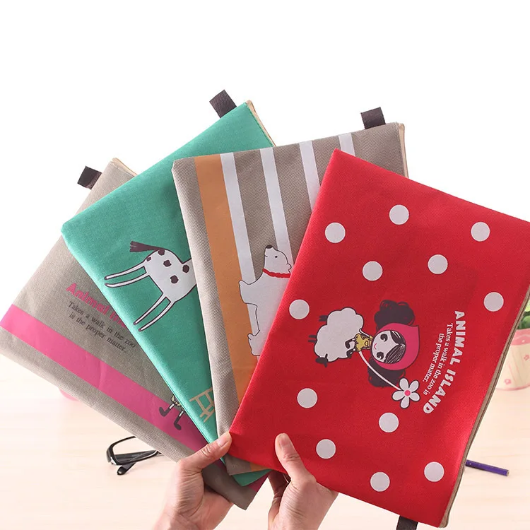 A4 Size Cute Cartoon Girl File Folder Document Filing Bag Stationery
