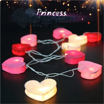 

20 Led Paper Love Heart Wedding String Fairy Light Christmas LED Festoon Led Fairy Ball String Light Outdoor Party Garland