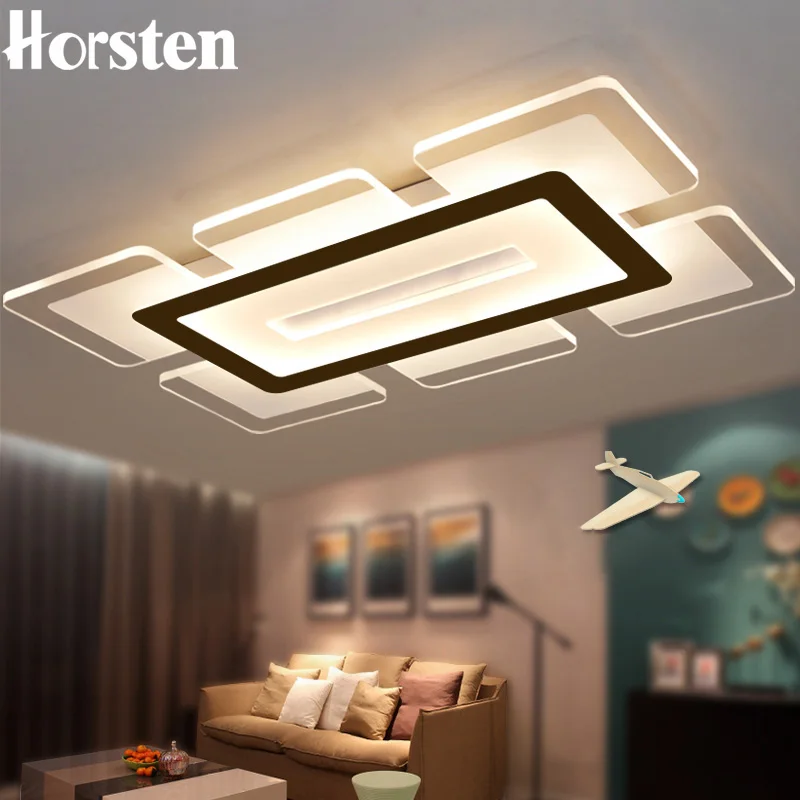 

Horsten 110 220V Sky City Ultra-thin Transparent LED Ceiling Light Modern Creative Acrylic Bedroom Living Room Ceiling Light