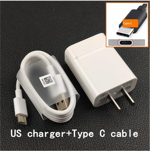 Original Huawei QC2.0 Fast Charger 9V 2A EU plug Usb 3.1 Type-C cable quick charge adapter for P20 lite P9 P10 Nova 3 smartphone quick charge 2.0 Chargers