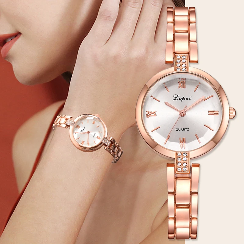 

Drop Shipping Lvpai Brand Watches For Wommen Luxury Stainless Steel Dress Quartz Clock Ladies Wrist Watch 2019 New Reloj Mujer