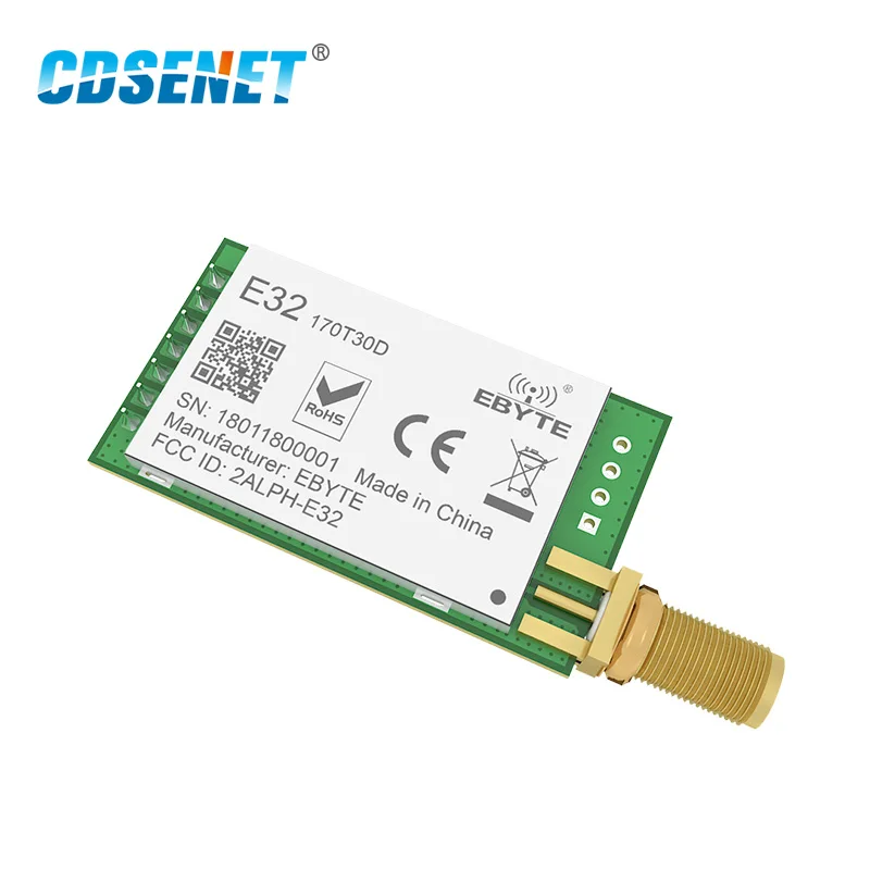 SX1278 SX1276 LoRa 170 МГц vhf трансивер CDSENET E32-170T30D беспроводной радиочастотный модуль дальнего радиуса действия 8 км SMA радиочастотный передатчик и приемник
