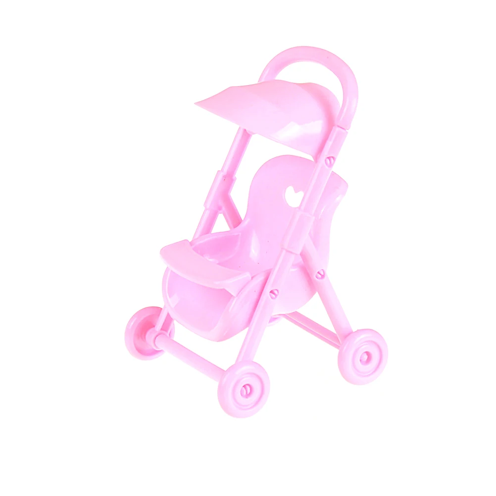 Poussette Poupee Rose 1 Piece Chariot A Chariot Pour Barbie Pour Poussette Meubles Pour Petites Filles Cadeau Aliexpress