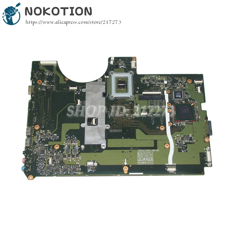 Материнская плата NOKOTION для ноутбука Acer sapire 8920G 8920 DDR2 Бесплатный процессор MBAP50B001