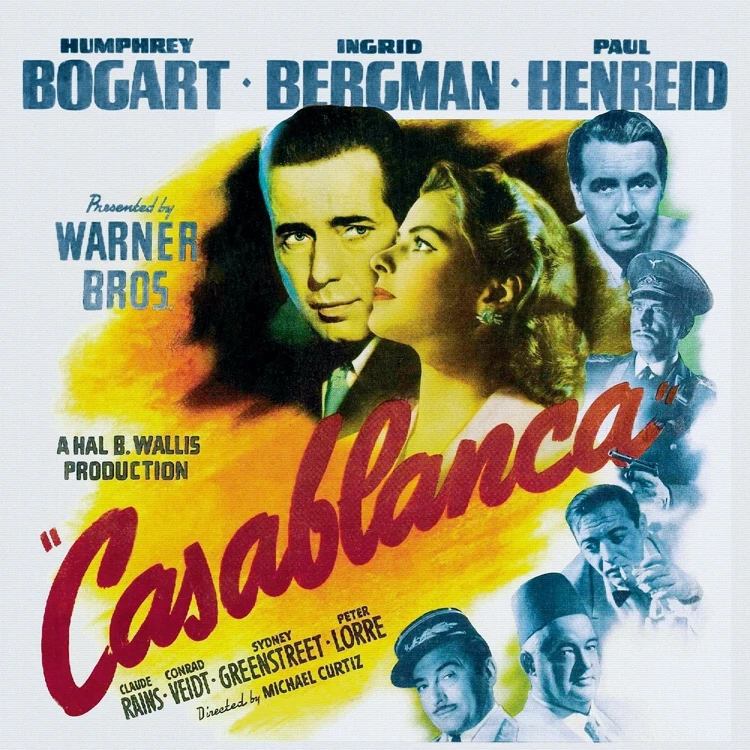 

movie posters vintage print art modern decorative art giant scenery posters film picture portrait Casablanca classical picture