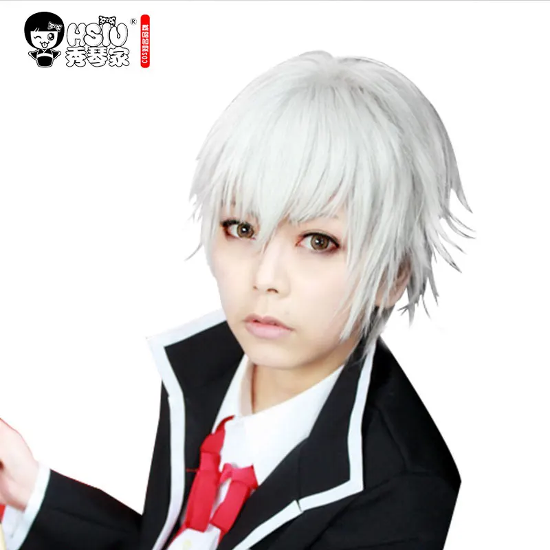 HSIU новый высококачественный Серебряный Белый Isana Yashiro K Аниме Project косплей парик