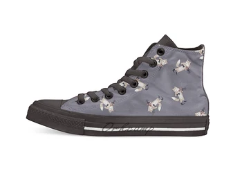 

FOXY VIOLINIST Design breathable Casual High Top lace-up Canvas shoes sneakers