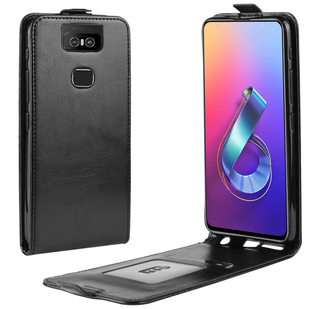 

For Asus ZenFone 6 ZS630KL Case Flip Back Cover PU Leather Phone Case For Asus ZenFone 6 ZS630KL Max Pro M2 ZB631KL ZB633KL Case