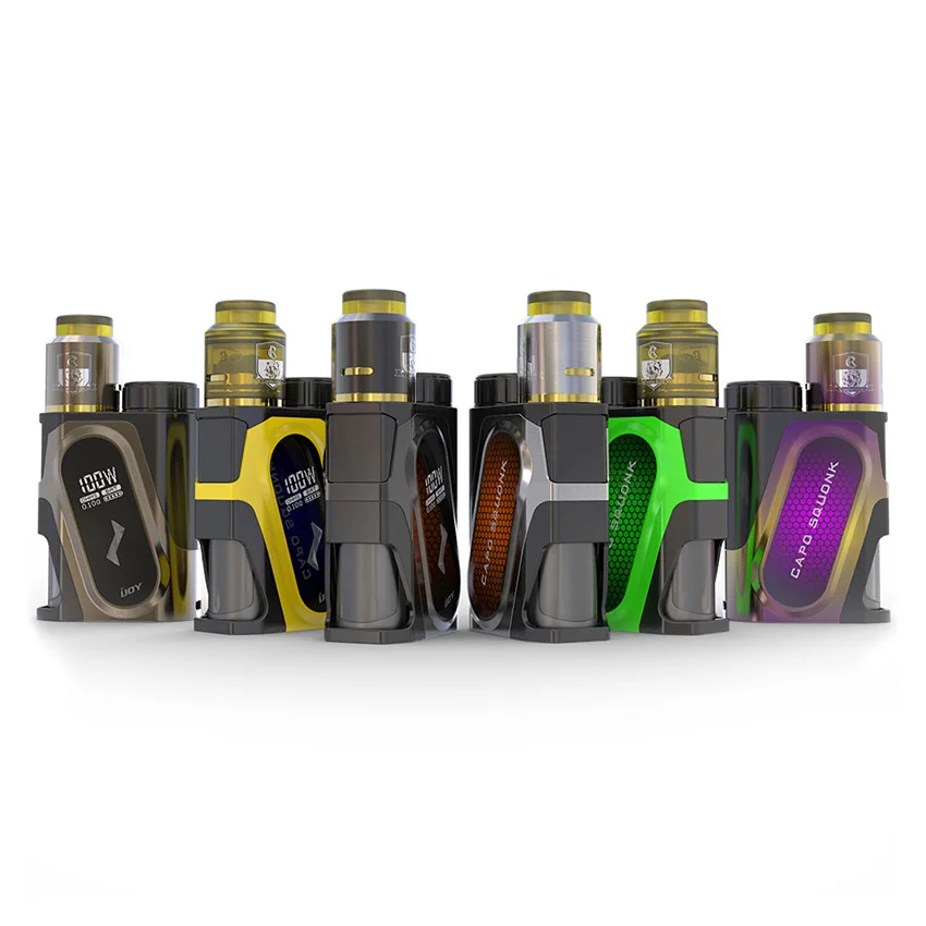 Оригинальный Ijoy CAPO Squonk комплект с 20700 батареей 3000 мАч 9 мл бутылка IJOY SQUONK коробка