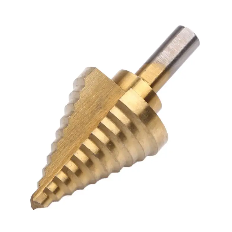 1/4 1 3/8 HSS Titanium Step Core Drill Bits Cone Drill Hole Cutter Bit