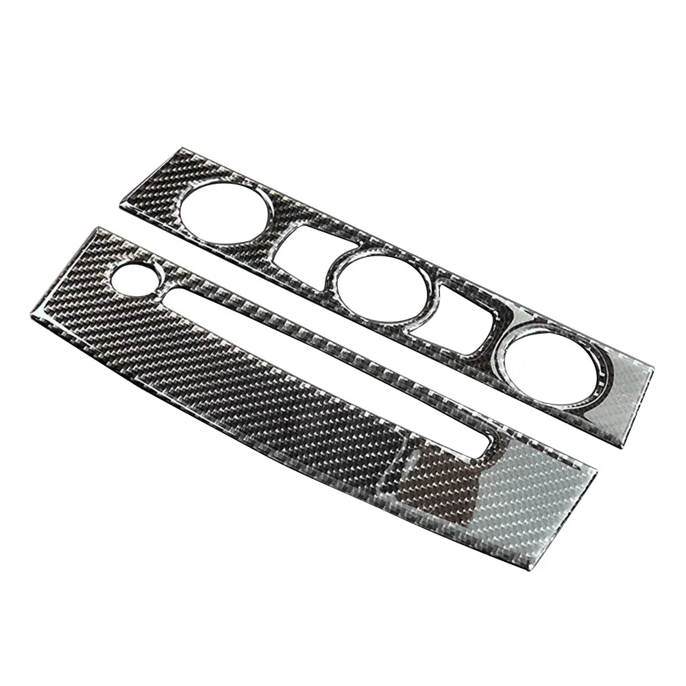 

Carbon Fiber Console CD & AC Panel Trim Cover For BMW 5 Series E60 2004-2007 New