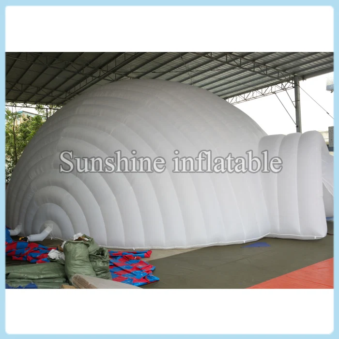 6 м водонепроницаемый воздушный дом надувной купол палатки, надувные igloo палатки для дискотеки танцев