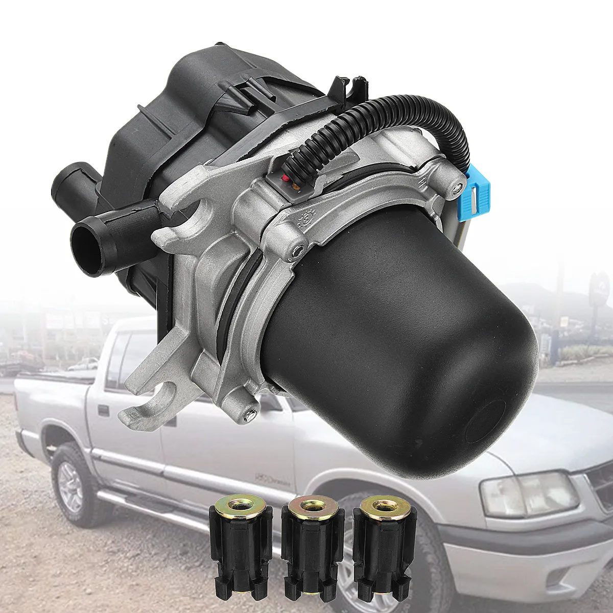 

Secondary Air Injection Pump for Chevrolet S10 Blazer/GMC Sonoma Jimmy 4.3L 11.4x16x18cm 12560095 215364 AIP18 AC215417