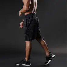 Спортивные мужские модные шорты Эластичные черные шорты с веревкой для спорта, бега, фитнеса, тренировок, высокое качество, эластичные спортивные шорты для мужчин