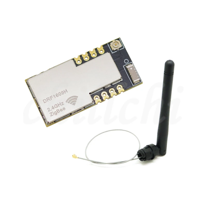 

UART serial to ZigBee wireless module cc2630 chip DRF1609H with PA, 1.6km transmit antenna