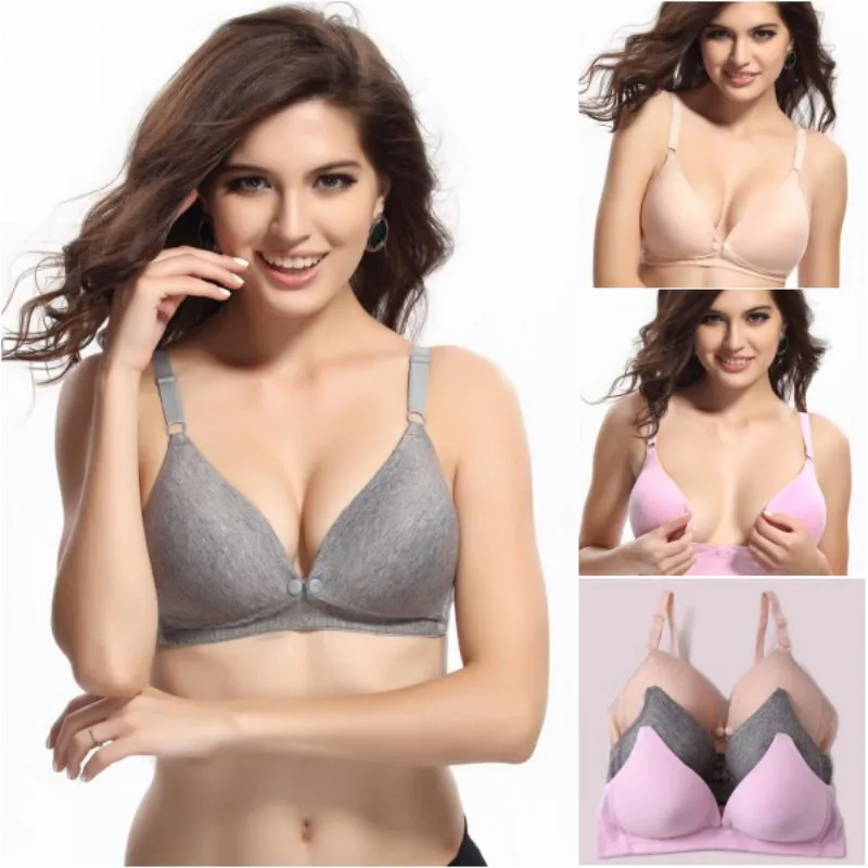 

Wirefree Breastfeeding Maternity Bra Cotton Clothing Breastfeeding Bra for Pregnant Women Pregnancy Breast Big Size Sleep