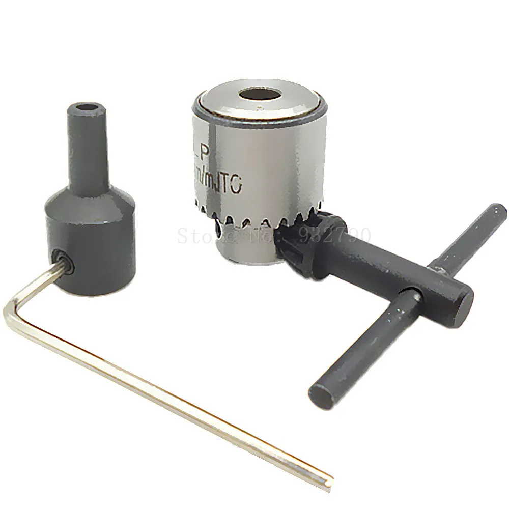 Watchmakers Electric Drill Chuck 0.3-4mm Jt0 Taper Mounted With 5mm Motor Shaft