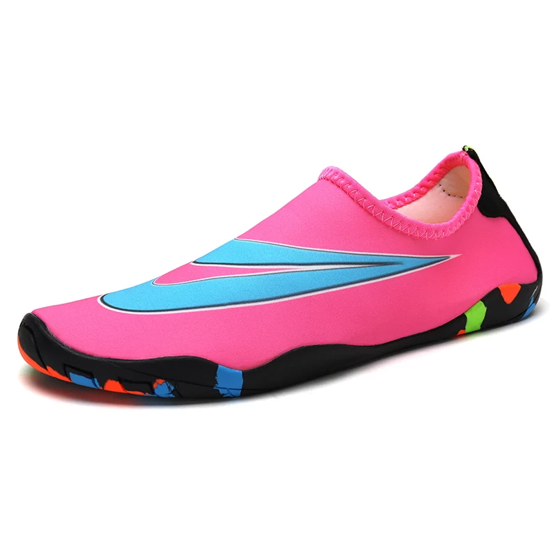 Босиком обувь с пятью пальцами летняя водонепроницаемая обувь для мужчин Уличная легкая мужская спортивная обувь для фитнеса спортивные кроссовки для детей - Цвет: Розовый