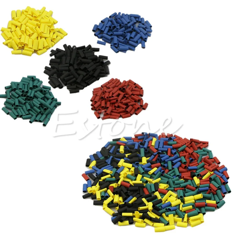 

500 Pcs Heat Shrink Cable Wire Wrap Sleeve Car Electrical Cable Tube Tubing Polyolefin Z25 Drop ship