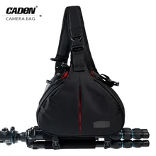 Big sale CADeN DSLR Camera Bags Sling Shoulder Cross Video Photo Digital DSLR Case Waterproof with Rain Cover for Nikon Canon K1 Classic
