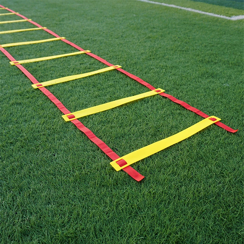Best 2019 Soccer Ball Training Ladders 5 Style 6 8 10 12 20 Rung Nylon Straps Football Ball Ladder Equipment Agility Speed Ladder