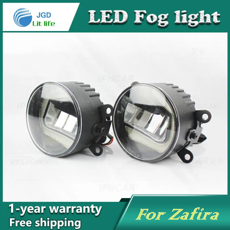 Super White LED Daytime Running Lights case For Opel Zafira 2004 2013