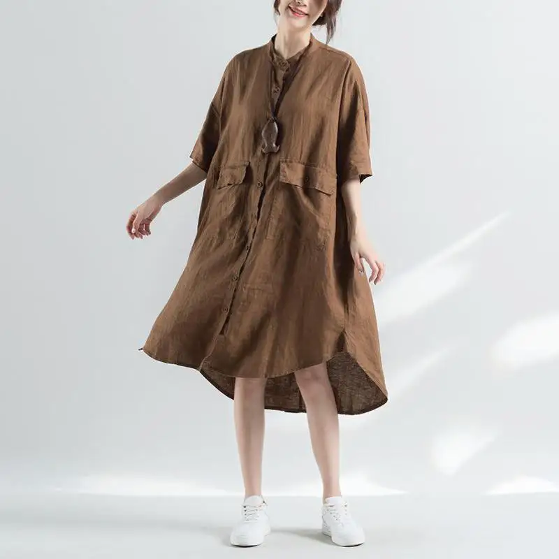 Plus Size 9XL 8XL Half Sleeve Summer Blouse Female