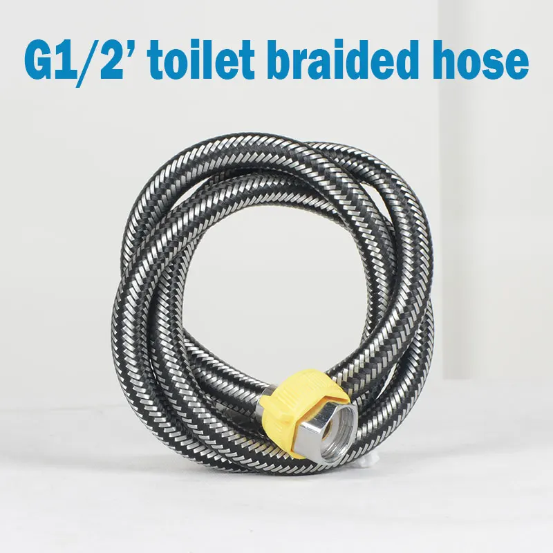 304 stainless steel braided hose G1/2' Flexible Plumbing Hose water