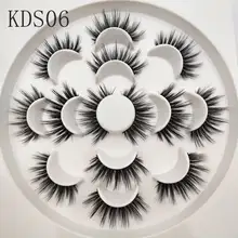 Buzzme KDS06 7 пар шелковые ресницы натуральные длинные ресницы популярного накладные ресницы