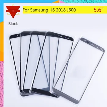 

10Pcs/lot For Samsung Galaxy J6 2018 J600 J600F Touch Screen Outer Glass TouchScreen Lens LCD Front glass For J6+ plus J610