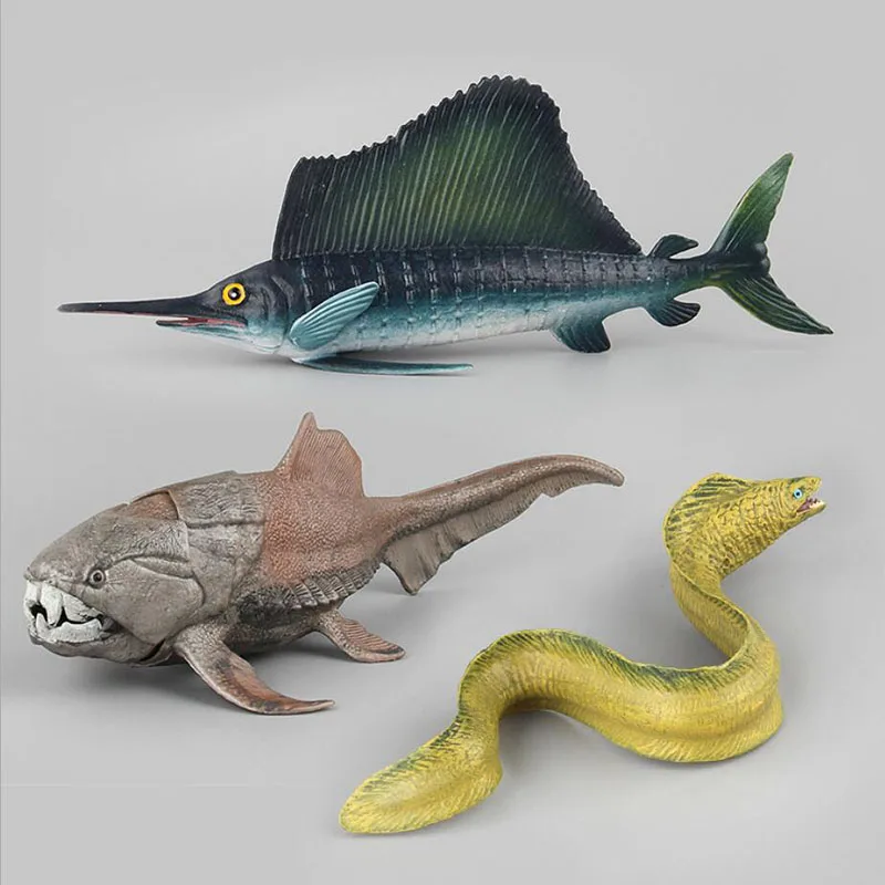

Sea Animals Models Figurines Toys Model Giant Tooth Shark Sphyrna Aquatic Creatures Wild Animals Modeling Plastic Sea Lift Toy
