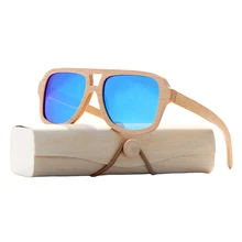 Солнцезащитные очки ручной работы с Буковой оправой унисекс поляризационные для вождения солнцезащитные очки для женщин Деревянный чехол пляжные анти-УФ очки