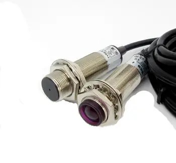 

A Set Brass 6-36V NPN Normally Open E3F-30L/30C Optoelectric Switch Infrared Proximity Sensor Adjustable 0-20 Meters IP54