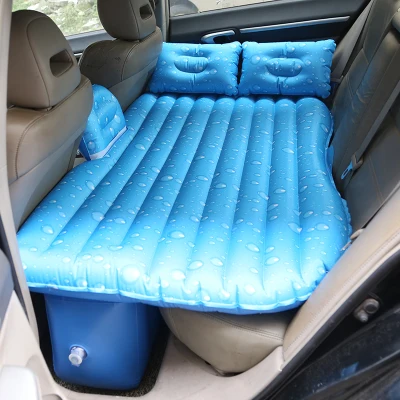 Чехол на заднее сиденье автомобиля надувной матрас для путешествий надувной матрас надувная кровать для автомобиля - Название цвета: Белый