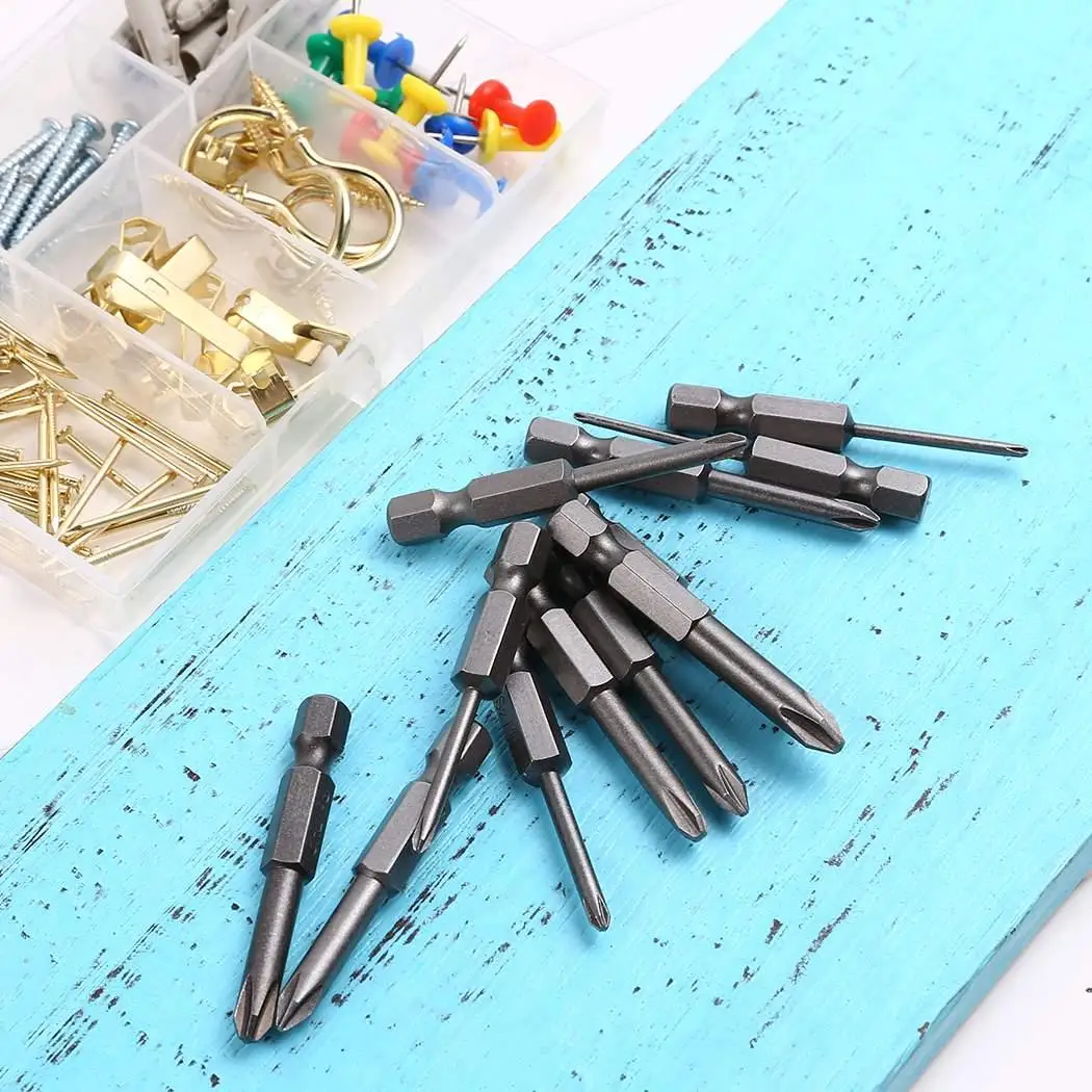 

Inch 50mm Hex 12pcs/Set Set 1 50mm PH2/ Shank Picture 1/4 As Bits PH1/PH0 Tip Screwdriver 96inch Bit Magnetic