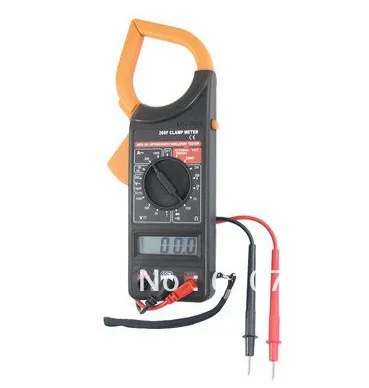 

266F Ammeter AC/DC Voltmeter Ohmmeter Insulation Digital Clamp Meter+DualLeads Multitester 2-20-200-1000VDC 200-750VAC 200-1000A