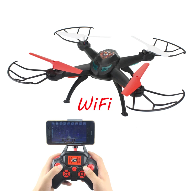 RC Quadcopter 2.4G Remote Control Helicopter 6 Axis Gyro Headless Model & One Key Return 3D Flip 30W HD WIFI Real-Time Video