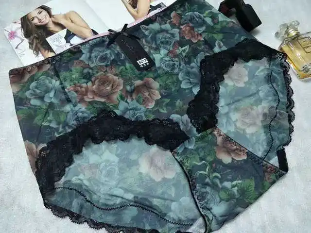 ropa interior femenina женское нижнее бельё размера плюс 5XL сексуальное нижнее белье прозрачные сетчатые кружевные женские трусики с леопардовым принтом - Цвет: color 10