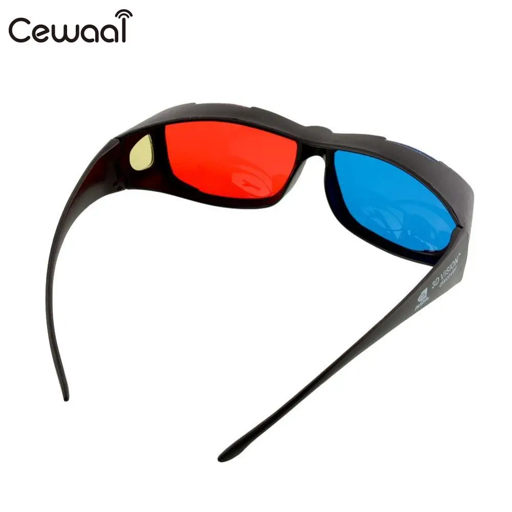 Cewaal 5 шт. виртуальной реальности красный синий 3D очки Рамка для объемного кино на DVD juegos игры театральные проекты аксессуары