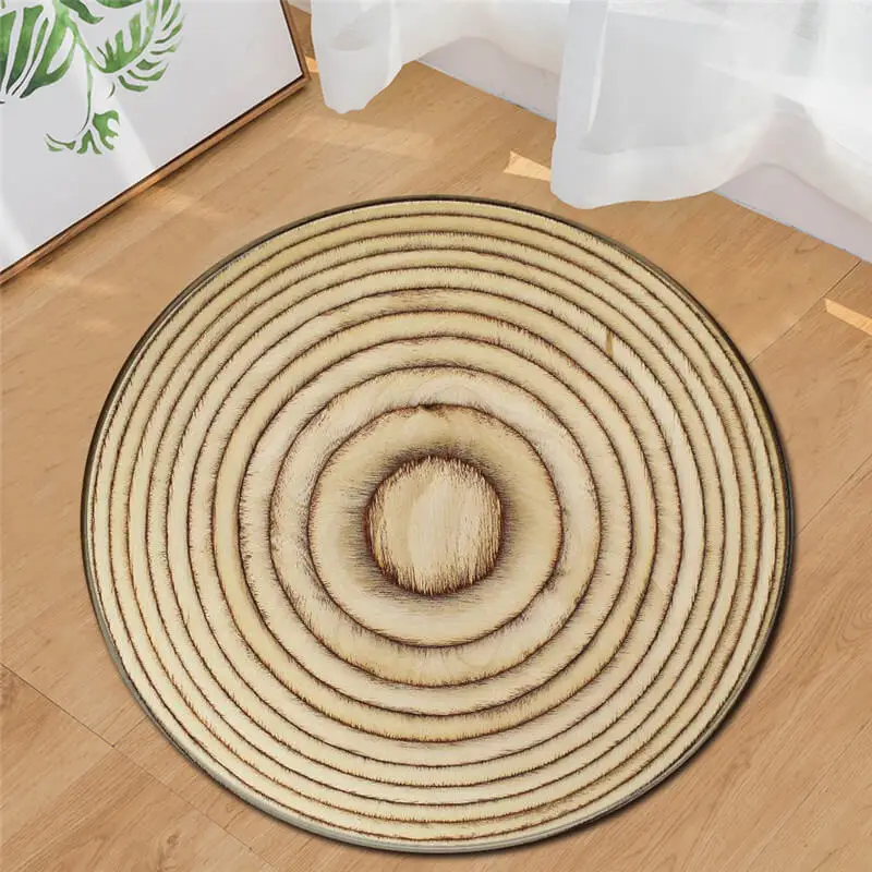 LeRadore 2018 New Round Carpet 3D Print Wood Soft Rugs Anti-slip Rug Dia. 80/95cm Computer Chair Mat Floor Mat for Kids LeRadore 2018 New Round Carpet 3D Print Wood Soft Rugs Anti-slip Rug Dia. 80/95cm Computer Chair Mat Floor Mat for Kids